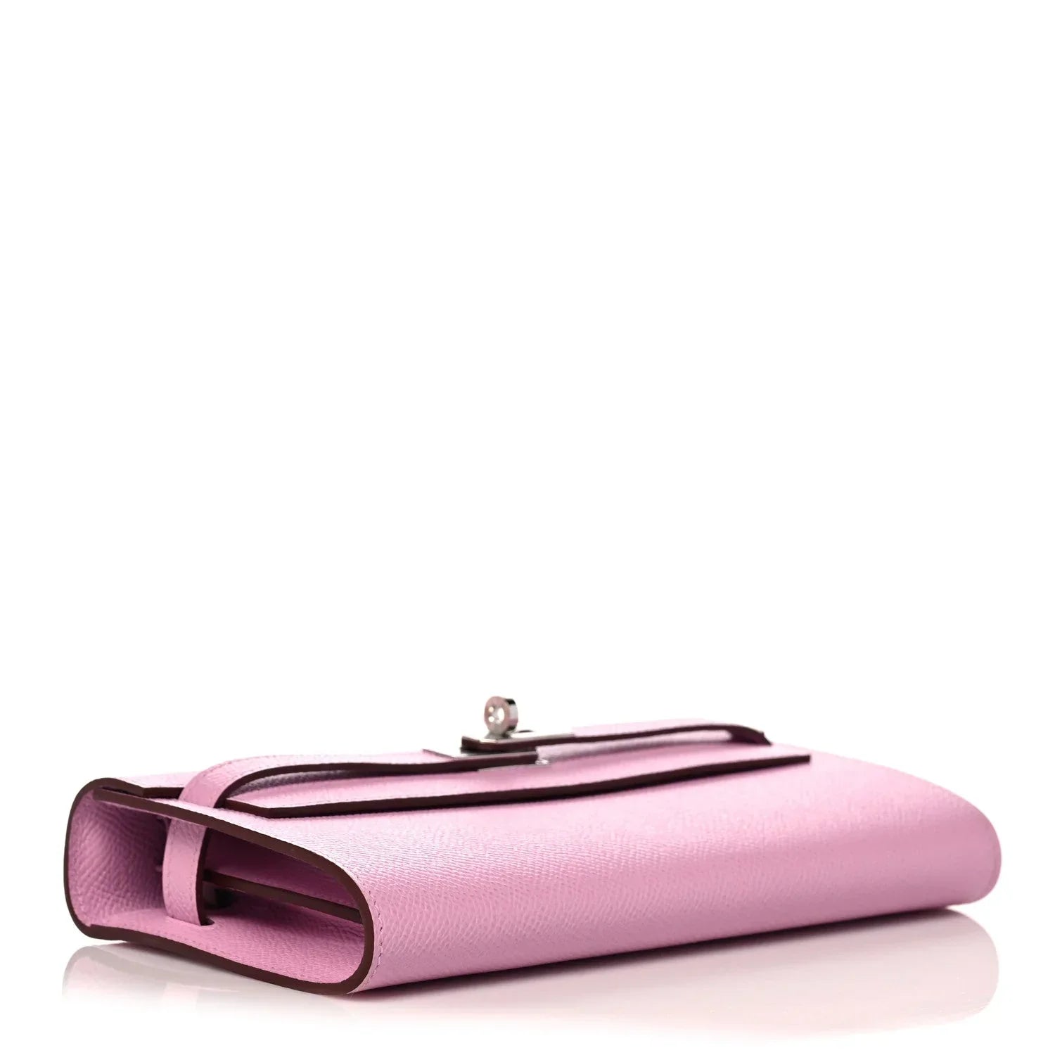 Kelly To Go Wallet Mauve Sylvestre Epsom Palladium Hardware