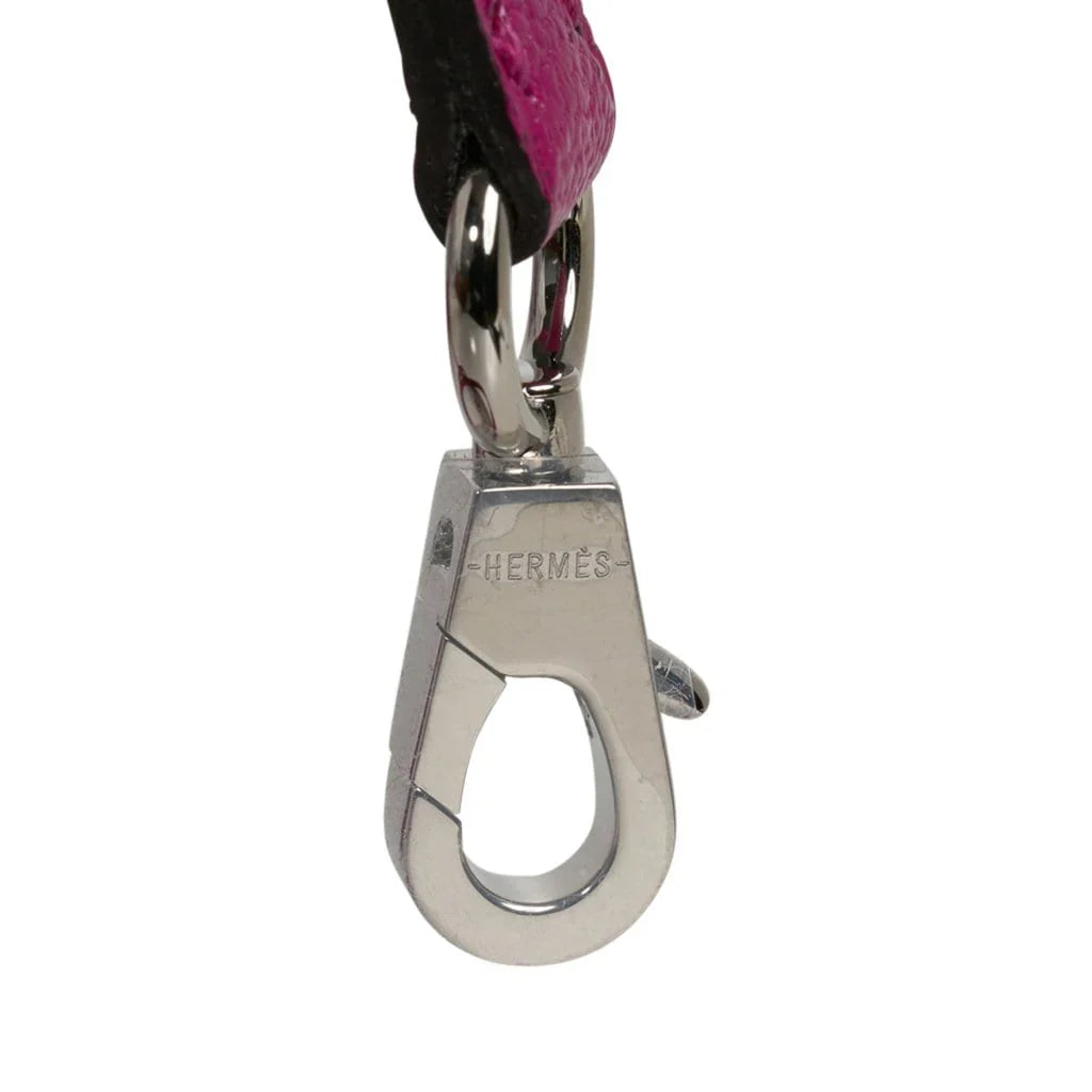 Mini Kelly 20 Bag Sellier Rose Pourpre Chevre Leather with Palladium Hardware