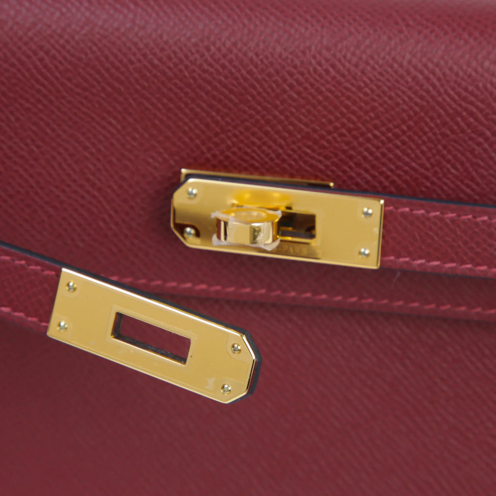 Kelly To Go Evercolor Leather Handheld Crossbody Palladium Hardware