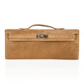 Limited Edition Kelly Cut Bag Ocre Doblis with Palladium Hardware