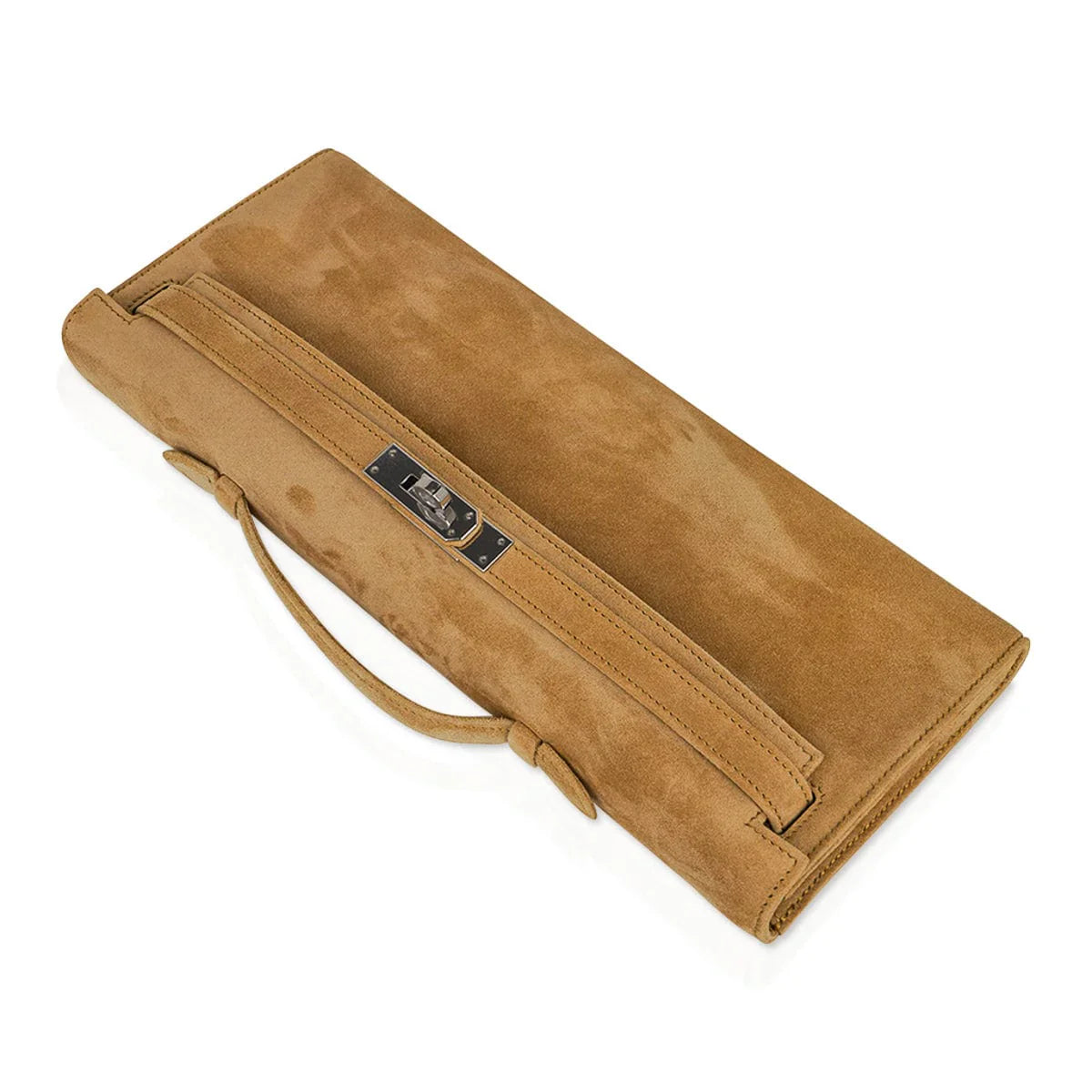 Limited Edition Kelly Cut Bag Ocre Doblis with Palladium Hardware