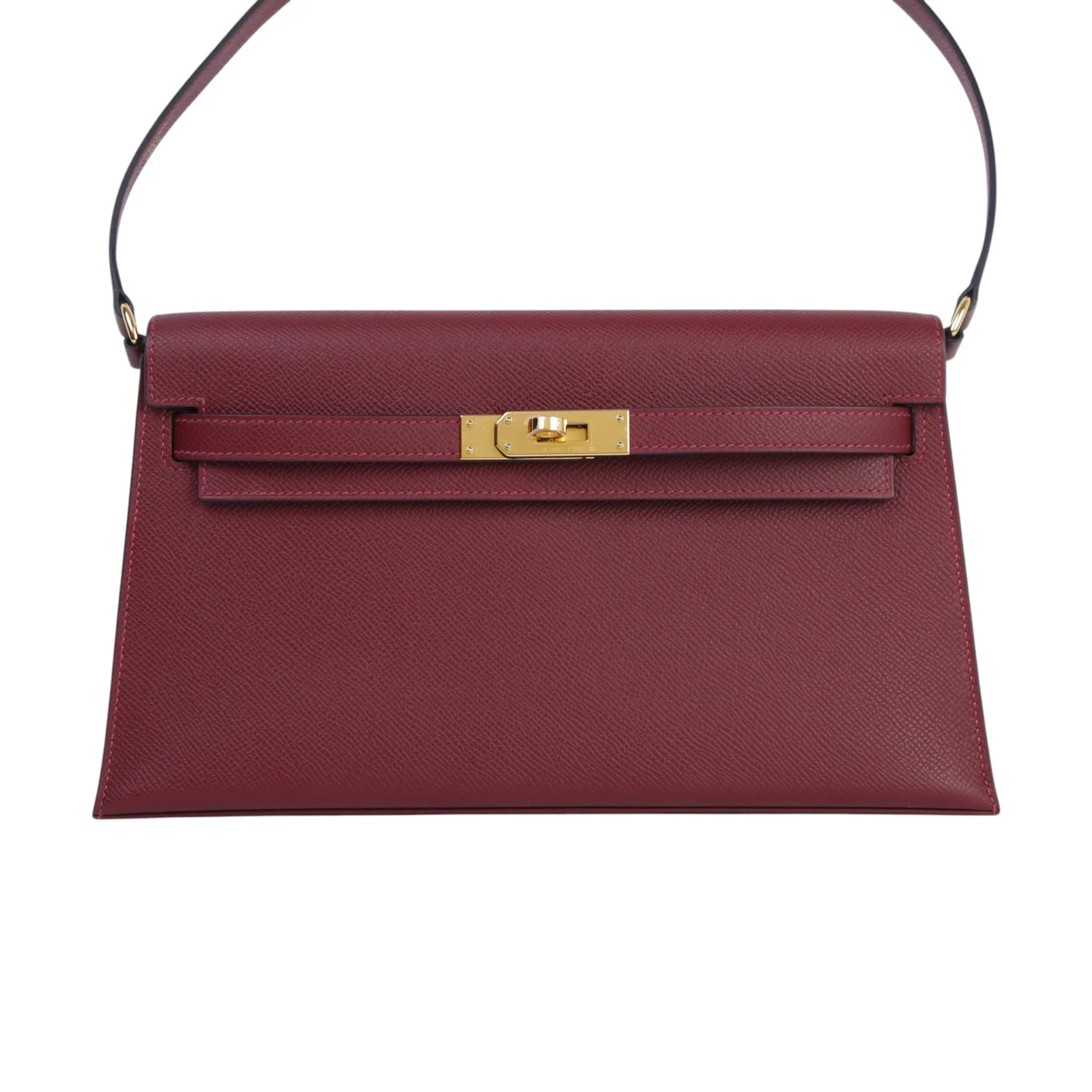 Kelly To Go Evercolor Leather Handheld Crossbody Palladium Hardware