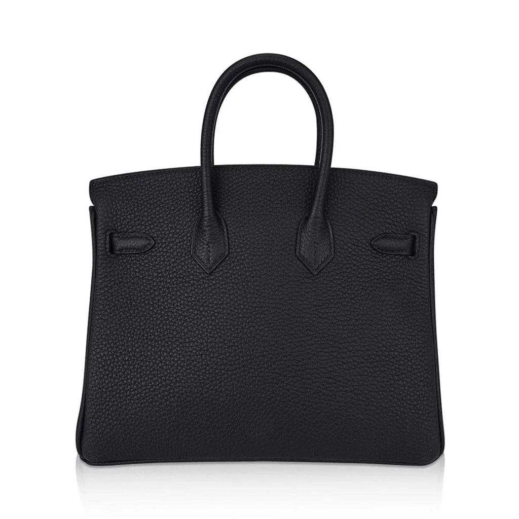 Birkin 25 Bag Black Togo Leather with Gold Hardware