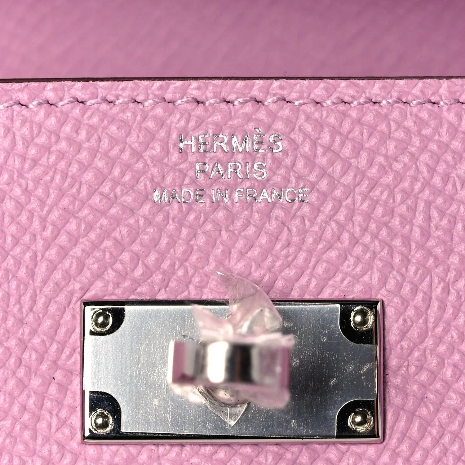 Kelly To Go Wallet Mauve Sylvestre Epsom Palladium Hardware